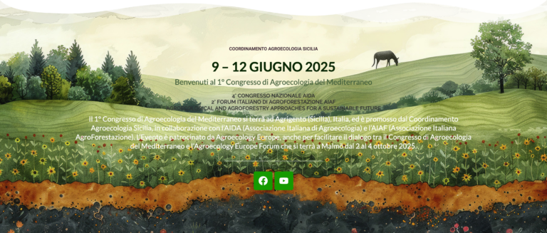 Verso il 1° Congresso di Agroecologia del Mediterraneo. Agrigento 9-12 giugno 2025
