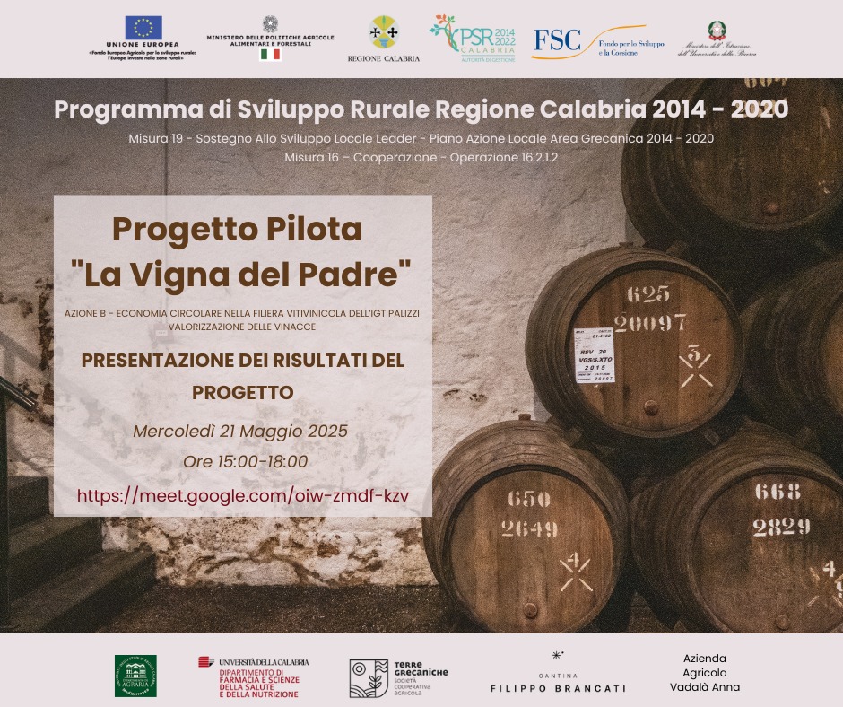 “La vigna del padre”: presentazione del progetto pilota
